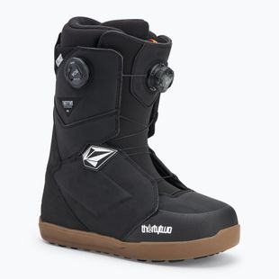 Vyriški snieglenčių batai ThirtyTwo Lashed Double Boa X Volcom '24 black/gum