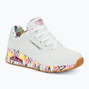 Moteriški batai SKECHERS Uno Loving Love white/multi