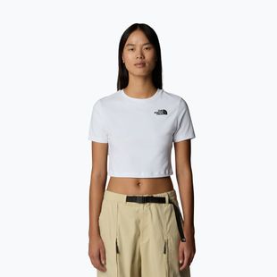 Moteriški marškinėliai The North Face Essential Cropped Slim Tee tnf white