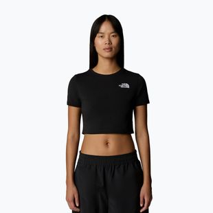 Moteriški marškinėliai The North Face Essential Cropped Slim Tee tnf black