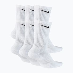 Kojinės Nike Everyday Cushioned 6 poros white/black