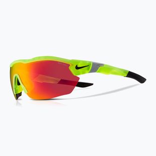 Vyriški akiniai nuo saulės Nike Show X3 Elite L, matiniai, volto ir kelių raudonos spalvos veidrodiniai akiniai nuo saulės