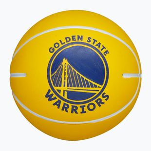Kamuolys Super Mini Wilson NBA Dribbler Golden State Warriors yellow
