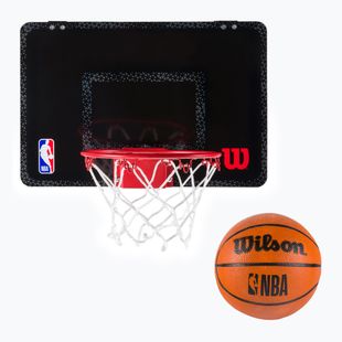 Wilson NBA Forge Team Mini Hoop krepšinio rinkinys juodas