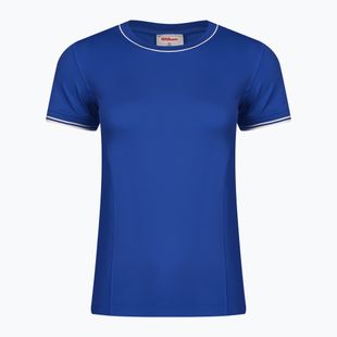 Moteriški marškinėliai Wilson Team Seamless royal blue