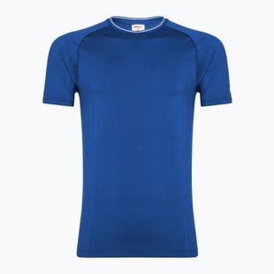 Vyriški marškinėliai Wilson Team Seamless Crew royal blue