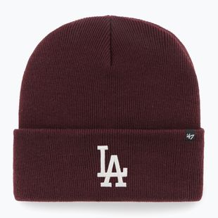 Žieminė kepurė 47 Brand MLB Los Angeles Dodgers Haymaker dark maroon