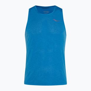 Vyriškas bėgimo tank topas Saucony Stopwatch Singlet cobalt heather
