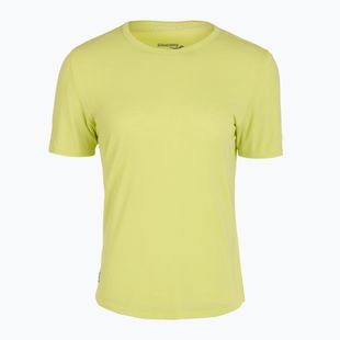 Moteriški bėgimo marškinėliai Saucony Stopwatch SS sunny lime heather