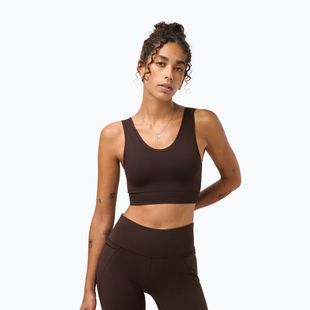 Sportinė liemenėlė Sweaty Betty Stamina Seamless Scoop espresso brown