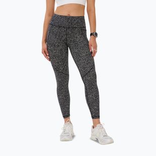 Moteriškos treniruočių tamprės Sweaty Betty Power Workout 7/8 black micro dot print