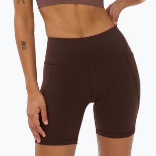 Moteriški šortai Sweaty Betty Power Biker 6" Espresso Brown