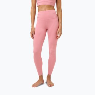 Moteriškos treniruočių tamprės Sweaty Betty Ultimate Studio 7/8 Ruched dark deco pink