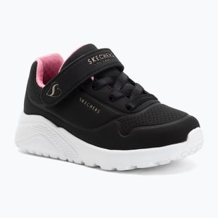 Vaikiški batai SKECHERS Uno Lite juoda/rožinė auksinė