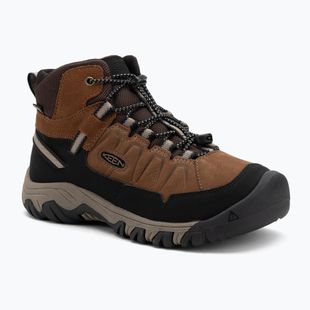 Vaikiški žygio batai KEEN Targhee IV Mid Waterproof bison/brindle