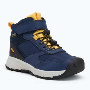 KEEN Skua Mid WP vaikiški žygio batai naval academy/yolk yellow