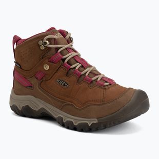 Moteriški žygio batai KEEN Targhee IV Mid Wp bison/beaujolais