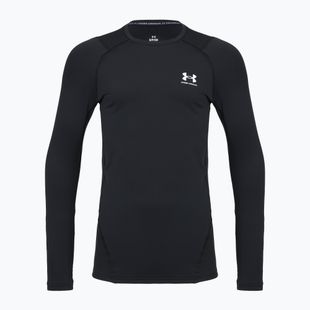 Vyriški treniruočių marškinėliai ilgomis rankovėmis Under Armour CG Armour Fitted Crew black/white