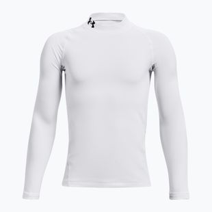 Treniruočių ilgomis rankovėmis marškinėliai Under Armour Cg Armour Mock white/black