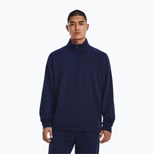 Vyriški Under Armour Fleece 1/4 Zip midnight navy/black treniruočių marškinėliai