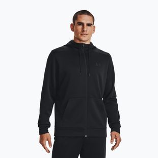 Vyriškas džemperis Under Armour Fleece FZ Hoodie black/black