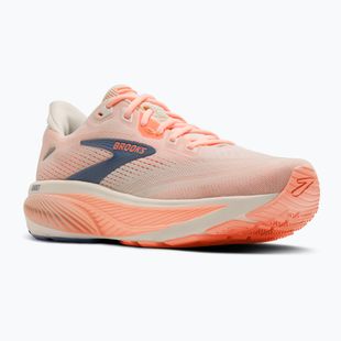 Moteriški bėgimo batai Brooks Ghost 18 star white/cyber peach/grey