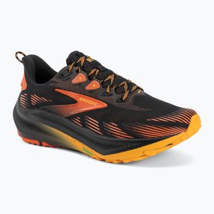 Vyriški bėgimo batai Brooks Ghost Trail black/red/orange