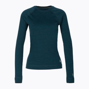 Moteriški termoaktyvūs marškinėliai Smartwool Merino 250 Baselayer Crew Boxed twilight blue heather