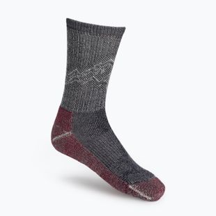 Smartwool Classic Hike Light Cushion Mountain Pattern Crew trekingo kojinės tamsiai mėlynos SW0016440921