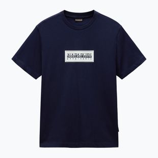 Vyriški marškinėliai Napapijri S-Box Logo blu marine