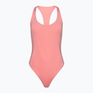 Moteriškas vientisas maudymosi kostiumėlis Hurley O&O Solid Racerback Moderate One Piece pacific pink