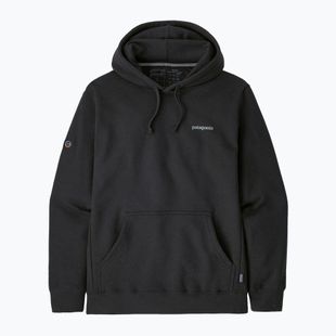Patagonia Fitz Roy Icon Uprisal Hoody džemperis su gobtuvu, rašalo spalvos, juodas