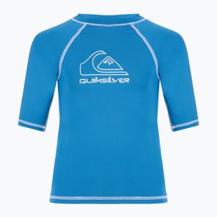 Vaikiški plaukimo marškinėliai Quiksilver On Tour blue