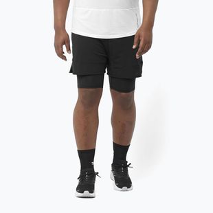 Vyriški bėgimo šortai Salomon Sense 2IN1 deep black