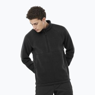 Vyriškas žygio džemperis Salomon Chroma Fleece Hz deep black