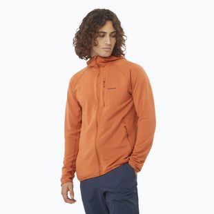 Vyriškas žygio džemperis Salomon Sntial Lightwarm Hybrid sierra