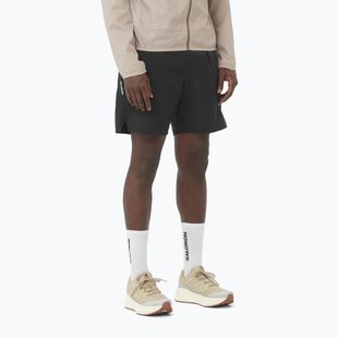 Vyriški bėgimo šortai Salomon SHAKEout Core 7" No Liner deep black