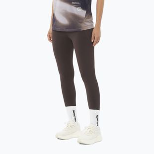 Moteriškos bėgimo tamprės Salomon SHAKEout Bliss 25" coffee bean