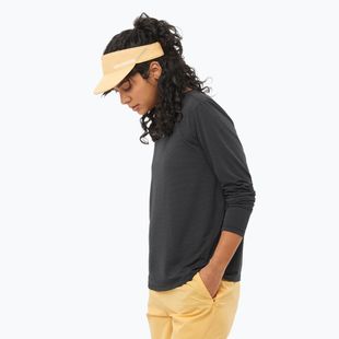 Moteriški bėgimo marškinėliai ilgomis rankovėmis Salomon SHAKEout Core deep black