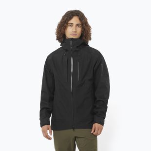 Vyriška softshell striukė Salomon Outline 3l GTX deep black