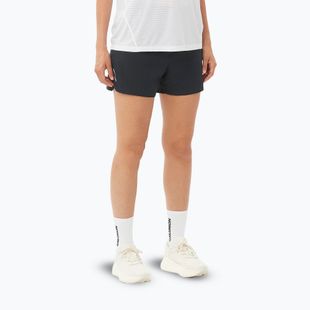 Moteriški bėgimo šortai Salomon SHAKEout Core 4" deep black