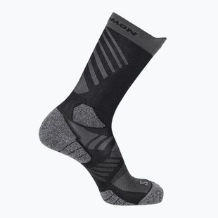 Kojinės Salomon Aero Crew black/castlerock