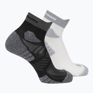 Kojinės Salomon Aero Ankle 2 poros white/black