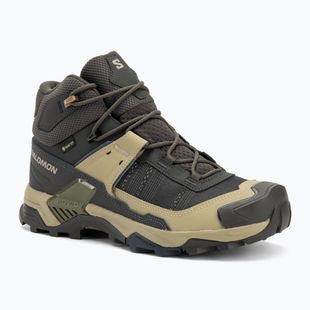 Vyriški žygio batai Salomon X Ultra 5 MID GTX peat / gray green / blue nights