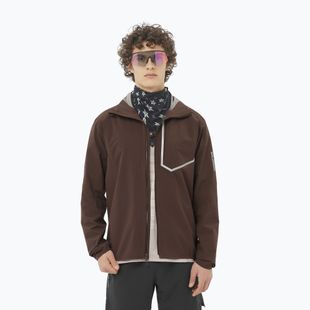 Vyriška bėgimo striukė Salomon Bonatti Trail cofee bean