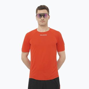Vyriški bėgimo marškinėliai Salomon S/Lab Speed Tee flery red