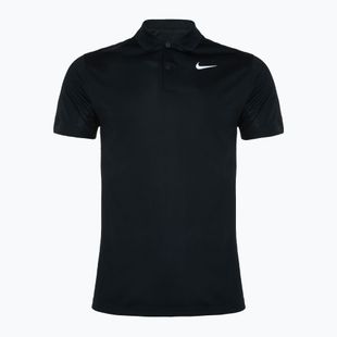 Vyriški Nike Court Dri-Fit teniso marškinėliai juoda/balta