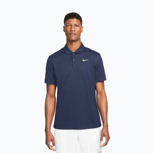 Vyriški teniso marškinėliai Nike Court Dri-Fit Polo Solid obsidian/white