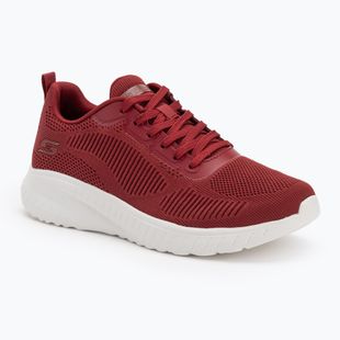 Moteriški batai SKECHERS Bobs Squad Chaos Face Off red