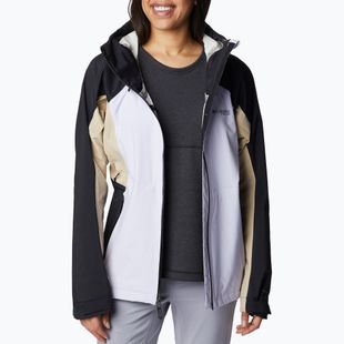 Columbia Mazama Trail moteriška striukė nuo lietaus juoda ir violetinė 2035001569